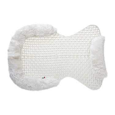 Amortisseur respirant en gel avec découpe en laine de mouton Acavallo Amortisseur respirant en gel avec découpe en laine de mouton Acavallo