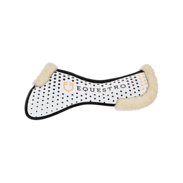 Amortisseur mémoire de forme et laine écologique avec grip en silicone et logo Equestro Amortisseur mémoire de forme et laine écologique avec grip en silicone et logo Equestro
