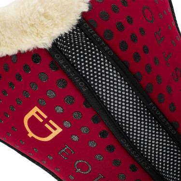 Amortisseur mémoire de forme et laine écologique avec grip en silicone et logo Equestro Amortisseur mémoire de forme et laine écologique avec grip en silicone et logo Equestro