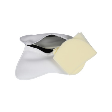 Amortisseur mémoire de forme avec rehausse arrière en mouton complet Acavallo Amortisseur mémoire de forme avec rehausse arrière en mouton complet Acavallo