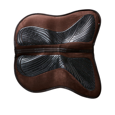 Amortisseur mémoire de forme avec rehausse arrière en mouton complet Acavallo Marron Amortisseur mémoire de forme avec rehausse arrière en mouton complet Acavallo Marron