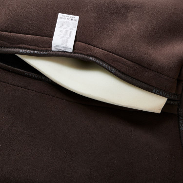 Amortisseur mémoire de forme avec rehausse arrière en mouton complet Acavallo Marron Amortisseur mémoire de forme avec rehausse arrière en mouton complet Acavallo Marron