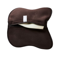 Amortisseur mémoire de forme avec rehausse arrière en mouton complet Acavallo Marron Amortisseur mémoire de forme avec rehausse arrière en mouton complet Acavallo Marron
