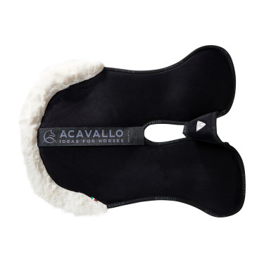 Amortisseur mémoire de forme avec poches configurables et pad Piuma Acavallo Noir / naturel