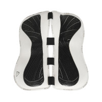 Amortisseur mémoire de forme avec poches configurables en mouton complet Acavallo Blanc Amortisseur mémoire de forme avec poches configurables en mouton complet Acavallo Blanc