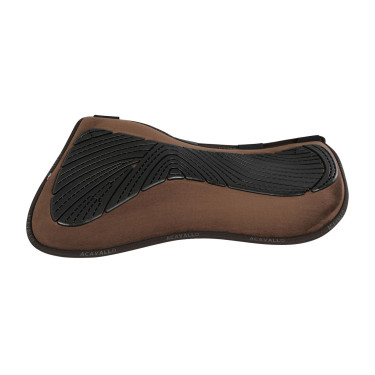 Amortisseur mémoire de forme avec poches configurables en mouton complet Acavallo Marron