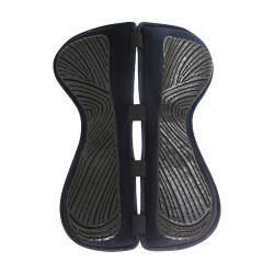 Amortisseur mémoire de forme avec poches configurables en gel Acavallo Bleu Amortisseur mémoire de forme avec poches configurables en gel Acavallo Bleu