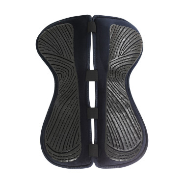 Amortisseur mémoire de forme avec poches configurables en gel Acavallo Bleu Amortisseur mémoire de forme avec poches configurables en gel Acavallo Bleu