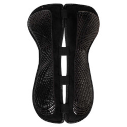 Amortisseur mémoire de forme avec poches configurables en gel Acavallo Noir