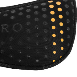 Amortisseur mémoire de forme avec grip en silicone et logo Equestro Noir