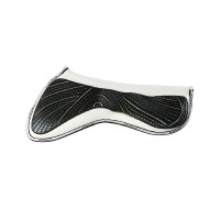 Amortisseur mémoire de forme avec grip en gel hexagonal et rehausse avant Acavallo Blanc Amortisseur mémoire de forme avec grip en gel hexagonal et rehausse avant Acavallo Blanc