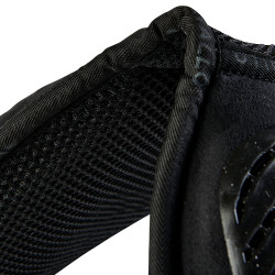 Amortisseur mémoire de forme avec grip en gel hexagonal et rehausse avant Acavallo Noir Amortisseur mémoire de forme avec grip en gel hexagonal et rehausse avant Acavallo Noir