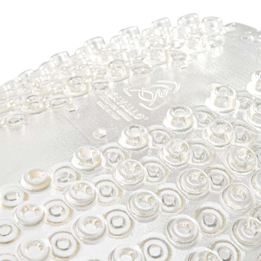 Amortisseur massant en gel avec rehausse arrière Acavallo Transparent