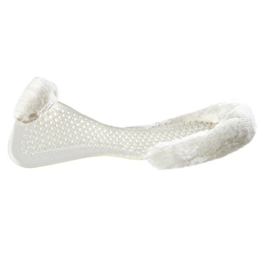 Amortisseur massant en gel avec découpe en laine de mouton Acavallo Amortisseur massant en gel avec découpe en laine de mouton Acavallo