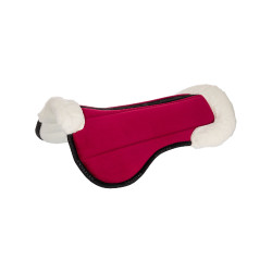 Amortisseur en laine écologique Equestro Vin / noir / blanc