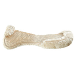 Amortisseur en gel réhausse avant complète en laine de mouton Acavallo Transparent / naturel