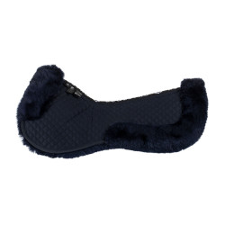 Amortisseur en coton et mouton Equestro Bleu / marine
