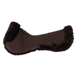 Amortisseur en coton et mouton Equestro Marron / marron Amortisseur en coton et mouton Equestro Marron / marron