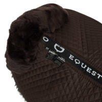 Amortisseur en coton et mouton Equestro Marron / marron Amortisseur en coton et mouton Equestro Marron / marron