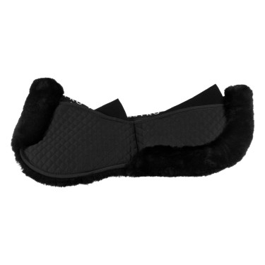 Amortisseur en coton avec poches et mouton Equestro Noir / noir