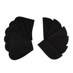 Amortisseur en coton avec poches et mouton Equestro Noir / noir