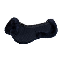 Amortisseur en coton avec poches et mouton Equestro Bleu / marine Amortisseur en coton avec poches et mouton Equestro Bleu / marine