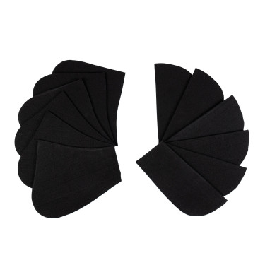 Amortisseur en coton avec poches et mouton Equestro Bleu / marine