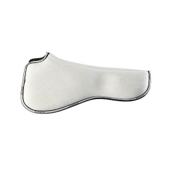 Amortisseur mémoire de forme avec grip en silicone et fibre de bambou Acavallo Blanc Amortisseur mémoire de forme avec grip en silicone et fibre de bambou Acavallo Blanc