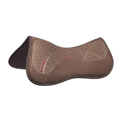 Amortisseur mémoire de forme avec gel hexagonal et rehausse avant Acavallo Marron / bronze