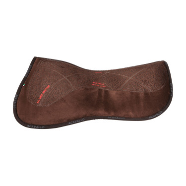 Amortisseur mémoire de forme avec gel hexagonal et rehausse avant Acavallo Marron / bronze