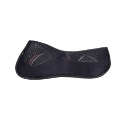 Amortisseur mémoire de forme avec gel hexagonal et rehausse avant Acavallo Noir / argent