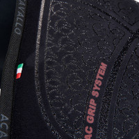 Amortisseur mémoire de forme avec gel hexagonal et rehausse avant Acavallo Noir / argent