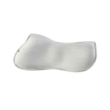 Amortisseur mémoire de forme avec gel hexagonal et rehausse arrière Acavallo Amortisseur mémoire de forme avec gel hexagonal et rehausse arrière Acavallo