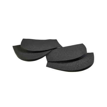 Amortisseur mémoire de forme avec gel hexagonal et rehausse arrière Acavallo Amortisseur mémoire de forme avec gel hexagonal et rehausse arrière Acavallo