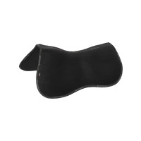 Amortisseur mémoire de forme avec gel hexagonal et rehausse arrière Acavallo Noir