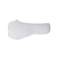 Amortisseur lycra et mousse mémoire de forme avec fibre de bambou Acavallo Blanc Amortisseur lycra et mousse mémoire de forme avec fibre de bambou Acavallo Blanc