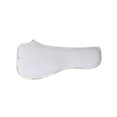 Amortisseur lycra et mousse mémoire de forme avec fibre de bambou Acavallo Blanc