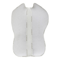 Amortisseur lycra et mousse mémoire de forme avec fibre de bambou Acavallo Blanc Amortisseur lycra et mousse mémoire de forme avec fibre de bambou Acavallo Blanc