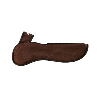 Amortisseur poches configurables et pad Piuma WFS en suède plat Acavallo Marron Amortisseur poches configurables et pad Piuma WFS en suède plat Acavallo Marron