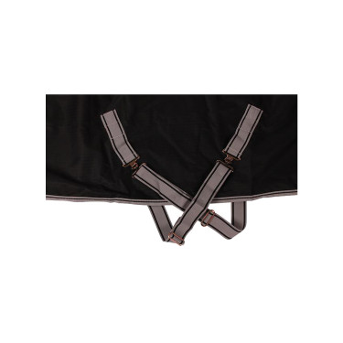 Couverture imperméable Bucas Anniversary Turnout 150g SD Noir / argent