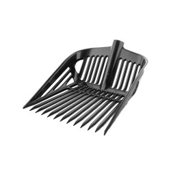 Fourche à copeaux Kerbl Noir