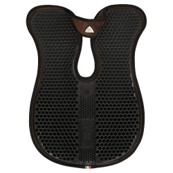 Amortisseur Acavallo dégarotté mémoire de forme réhausseur arrière Marron