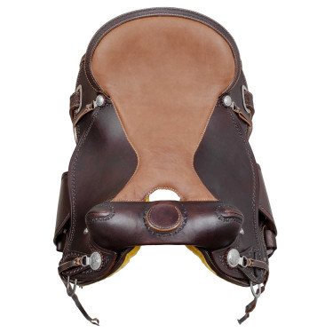 Selle western trail manteau rond full quarter 8020 Selle western trail manteau rond full quarter 8020