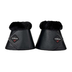 Cloches LeMieux Mouton et Simili-Cuir Noir