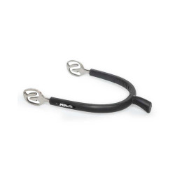 Éperons Metalab Prince de Galles tige caoutchouc