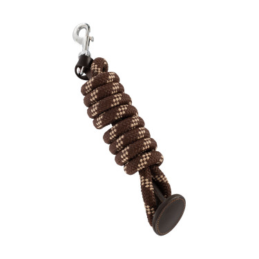 Longe Acavallo Nylon Tréssé avec Embout en Cuir Longe Acavallo Nylon Tréssé avec Embout en Cuir
