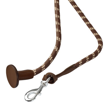 Longe Acavallo Nylon Tréssé avec Embout en Cuir Longe Acavallo Nylon Tréssé avec Embout en Cuir