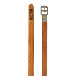 Etrivières Acavallo Cuir Intérieur Nylon Cognac Marron