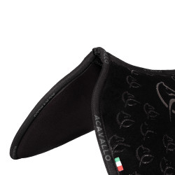 Amortisseur Acavallo Close Contact mousse mémoire de forme grip et gouttière Noir Amortisseur Acavallo Close Contact mousse mémoire de forme grip et gouttière Noir