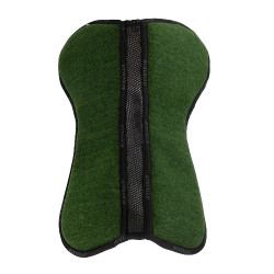 Amortisseur Acavallo CSO feutre Close Contact avec gouttière et mémoire de forme Vert forêt Amortisseur Acavallo CSO feutre Close Contact avec gouttière et mémoire de forme Vert forêt